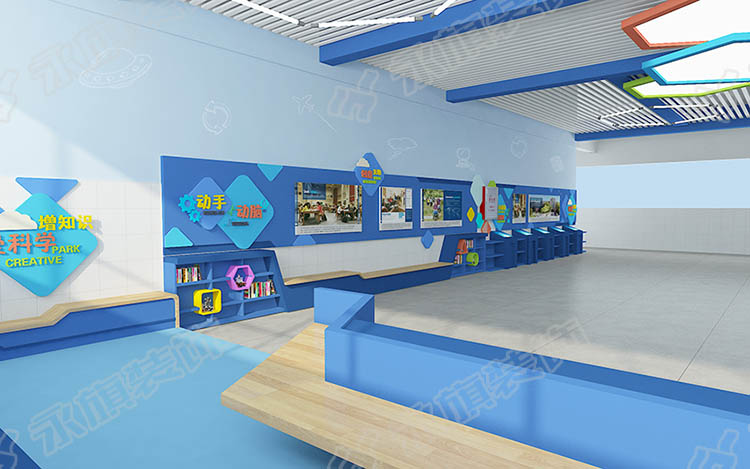 河南小学科技展厅设计