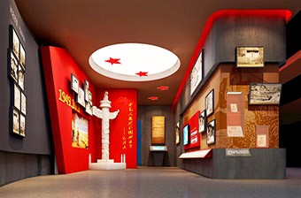 郑州党建展厅设计体现构思创意