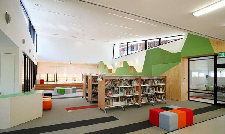 郑州学校阅读室设计打开学生的心灵
