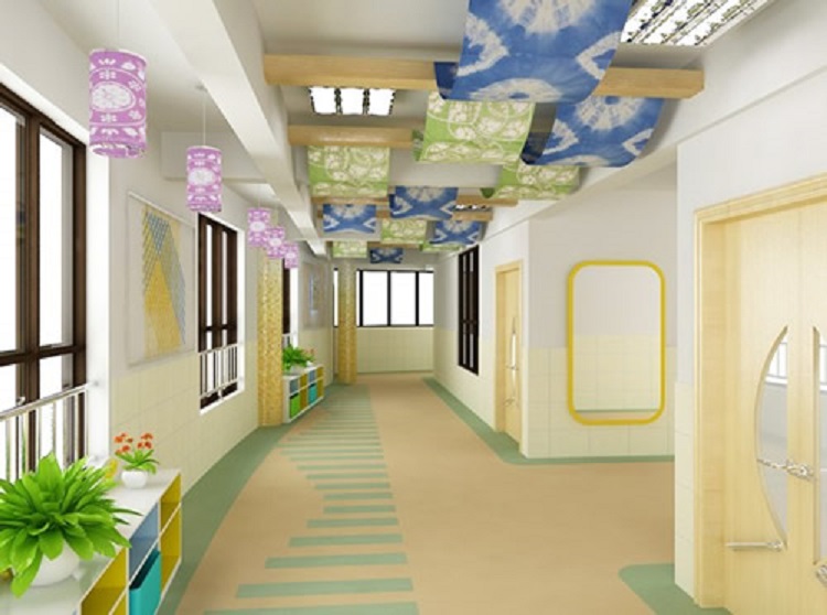 郑州学校长廊设计